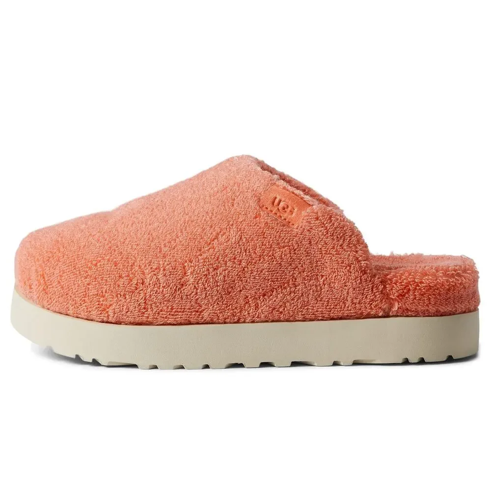 UGG FUZZ SUGAR TERRY SLIDE PEACH BLISS 12 B (M)